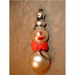 Snow WOMAN Christmas Ornament HP - VINTAGE #1608567