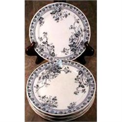 MEAKIN Rosaline PLATES Parisian GRANITE - Set 6#1608646