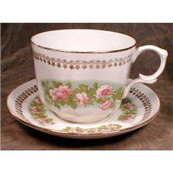 HOMER Laughlin CUP Saucer LARGE OverSIZE #1608654