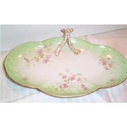 Limoges Handled Floral Decorated Tray #1608797