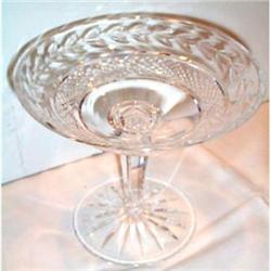 Signed Waterford Footed Cut Candy Compote #1608868