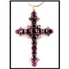 Image 1 : HUGE RUBY CROSS PENDANT #1609002