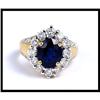 Image 1 : 3.79 CARAT NATURAL SAPPHIRE IN AN 18K RING #1609034