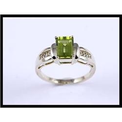 Luxuriant 14K Yellow Gold Green Peridot and #1609061