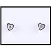 Image 1 : Adorable 18K White Gold Diamond Heart Shaped #1609069