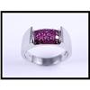 Image 1 : Rich 18K White Gold Ruby Ring #1609072