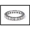 Image 1 : LOVELY 18K WHITE GOLD ETERNITY DIAMOND BAND #1609080