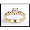 Image 1 : LOVELY 18K YELLOW GOLD DIAMOND RING #1609083