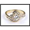 Image 1 : UNIQUE 18K YELLOW GOLD DIAMOND RING #1609085