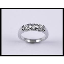 Ladies 14K White Gold Diamond Ring #1609185