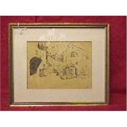 Nice antique print of pumpkin Market #1609286