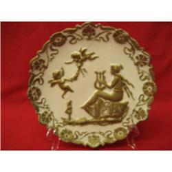 Round French Bisque Plaque #1609301