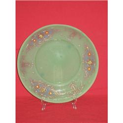 French Opaline jeweled plate #1609314