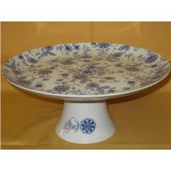 Blue and White Royal Copenhagen Cake Stand #1609319