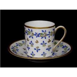 Porcelaine de Paris Demitasse and Saucer Set #1609442