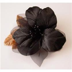 Hand-Made Black & Brown Flower Corsage #1609455