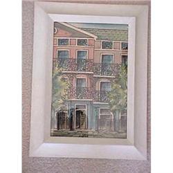 Watercolor of French Quarter New Orleans #1609699