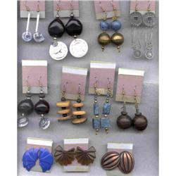 Earrings Pierced 11 Pair Mixed Styles Surg #1609865