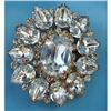 Image 1 : GORGEOUS CLEAR RHINESTONE BROOCH #1610210