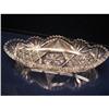 Image 1 : Cut Glass Celery Dish #1610232