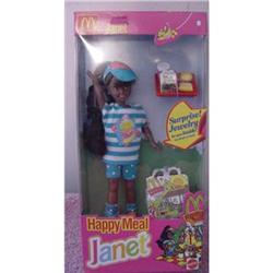 Doll 1993 Barbie Janet Happy Meal McDonald MIB #1610336