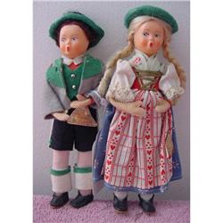 Doll Helga Austria Pair with Wrist Tags  #1610339