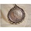 Image 1 : Large Silver Pendant with Silver 10 Guilden #1610414