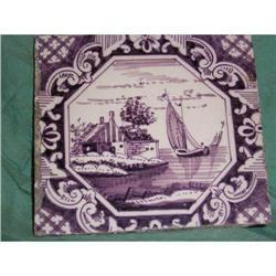 Antique Dutch Tile #1610481