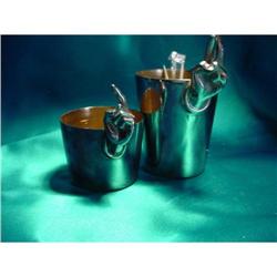 silver plated shot glasses #1610576