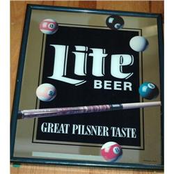 Lite Beer Pool Ball Bar Mirror Sign #1610685