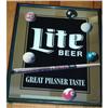 Image 1 : Lite Beer Pool Ball Bar Mirror Sign #1610685