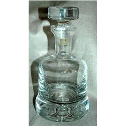 Studio Nova  Heavy Hand Blown Crystal Decanter #1610686