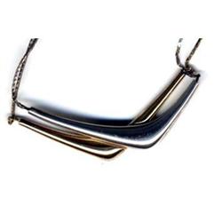 Sterling Silver Australian  Boomerang Necklace #1610689