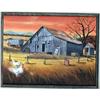 Image 1 : Original  Ozark Barn Painting signed by Greer #1610690
