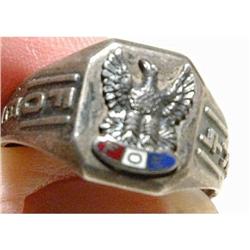 Sterling silver F.O.E. Eagles Ring LTJE  #1610698