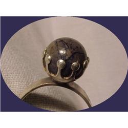 Unusual Finland  Sterling Ring with Stone #1610709