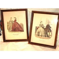 Pair of French Fashion Musee Des Families Print#1610718