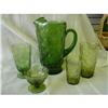 Image 1 : seneca Driftwood Green Glassware set #1610745