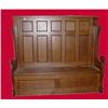 Image 1 : Oak Arts & Crafts Bench #1611100