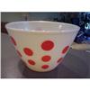 Image 1 : Fire King Red Dot Bowl #1611164