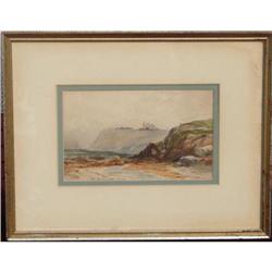 19TH CENTURY WATERCOLOR OF SEASCAPE #1618640