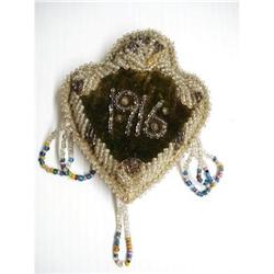 1916  IROQUOIS BEADED PIN CUSHION #1618648