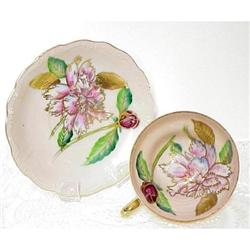 Hand Pntd.Occupied Japan Cup & Saucer #1618657