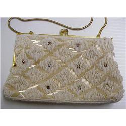 40'S Hand BEADED PURSE  #1618680