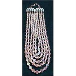 CORO 5 STRAND CRYSTAL NECKLACE #1618720