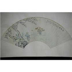 20th Century Chinese Fan Painting #1618770