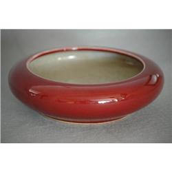 Chinese  oxblood  color  glazed  porcelain #1618776