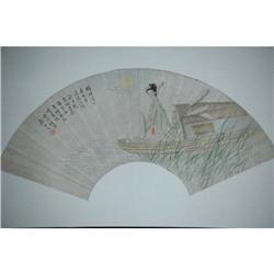 20th Century Chinese Fan Painting #1618780