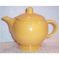 Vintage Fiesta Yellow Medium Tea Pot #1618976