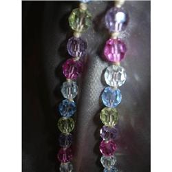 Exquisite  Austrian Rainbow Crystal Necklace  #1619032